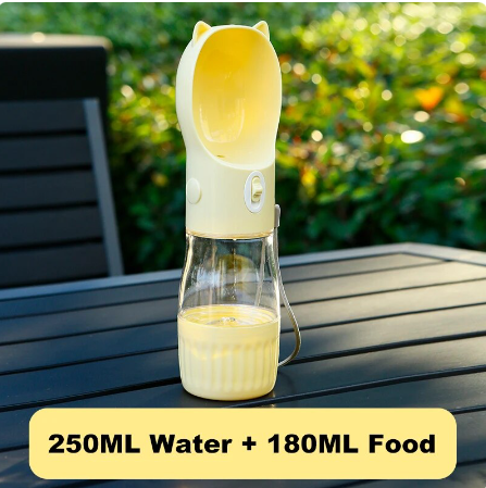 2 In 1 Pet Water Bottle