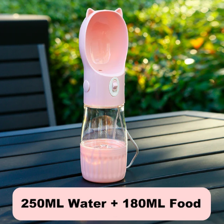 2 In 1 Pet Water Bottle